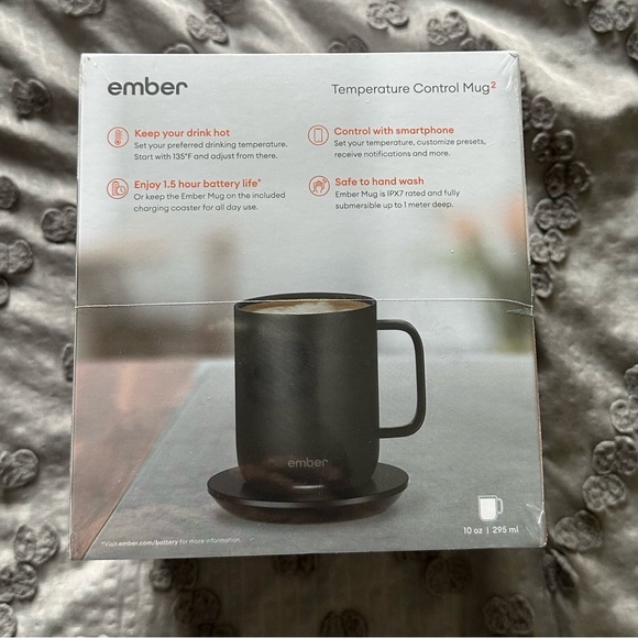 Ember Mug2 10oz Temperature Control Smart Mug in Black - Picture 4 of 6